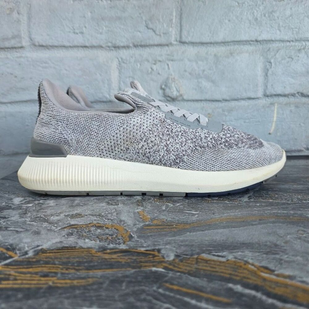 Peter Millar Hyperlight Apollo Men's Knit Running Shoes Gray MA21EF11 Size 8.5